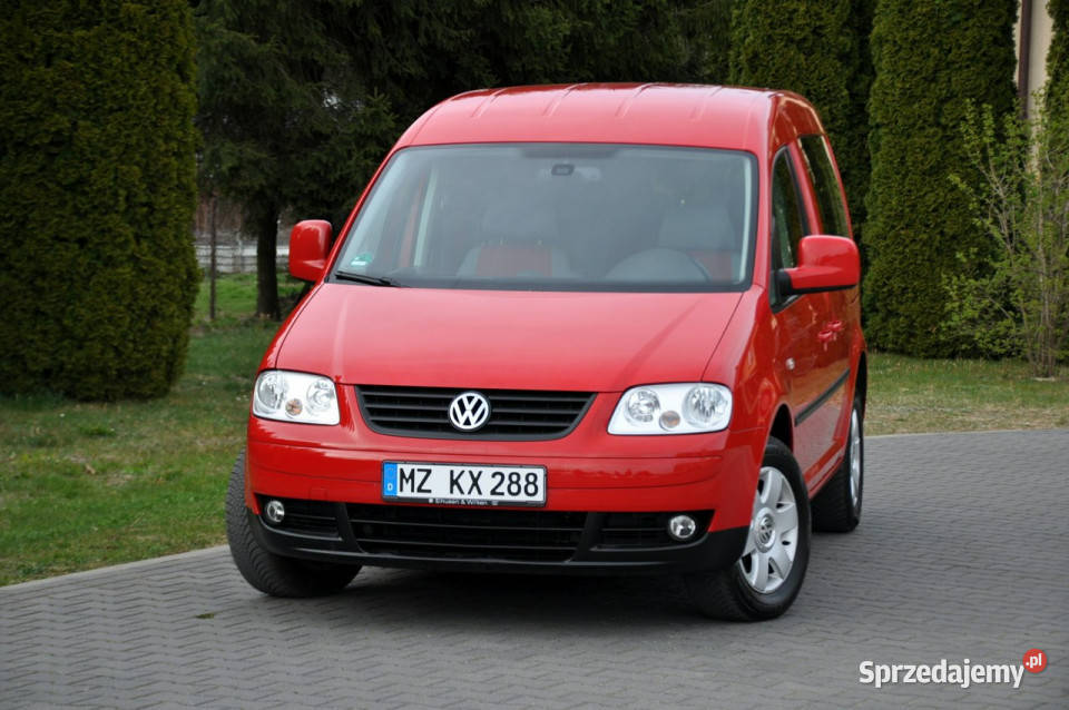 Volkswagen Caddy 16MPI102LifeKlimatronikI nieuszkodzony Ostrów Mazowiecka