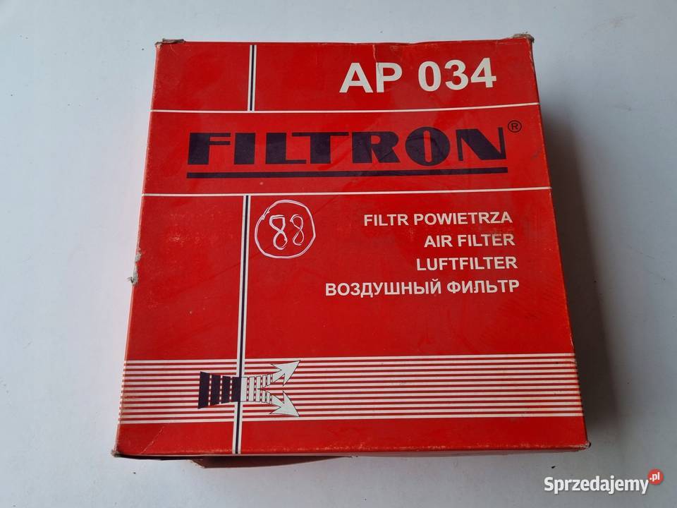 FILTR POWIETRZA Mercedes W124 W201 25 D TD AP034 Rudka