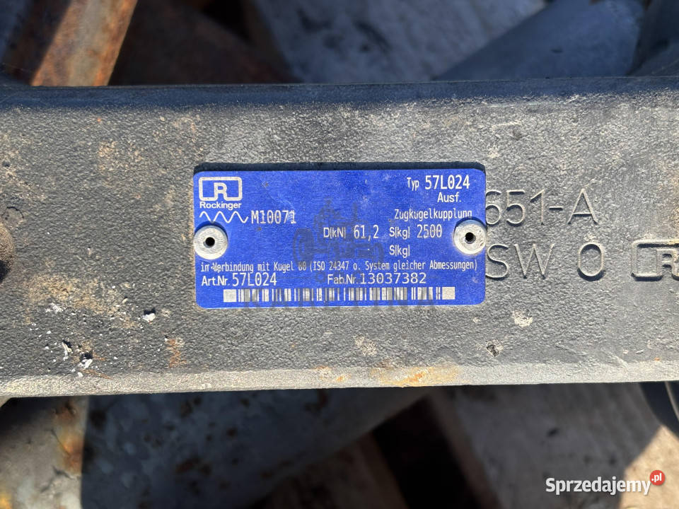 Rockinger 57L024 24347 78757L024 Zaczep Kulowy Jastrzębniki
