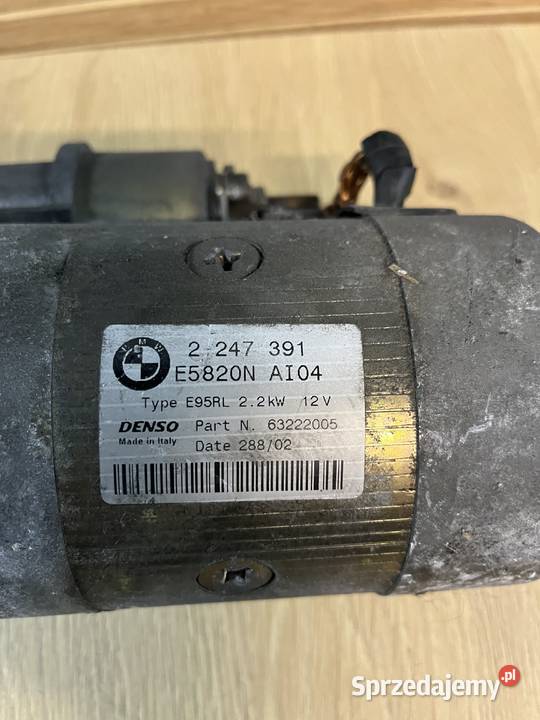 Rozrusznik do BMW e39 30diesel M57 Łask