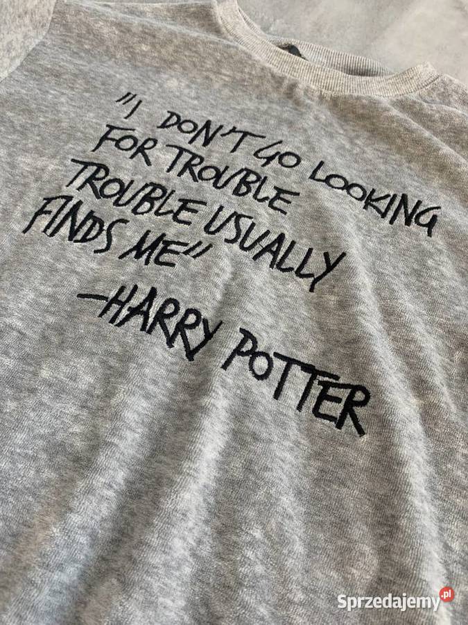 Bluza sweter bez kaptura Harry Potter trouble Inny wzór