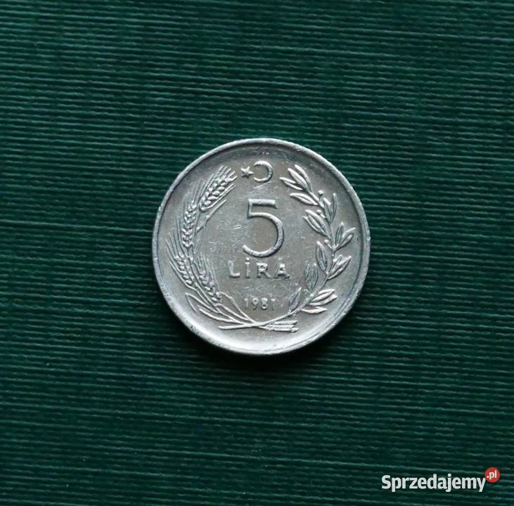 Turcja 1 lira 1981r Gliwice sprzedam