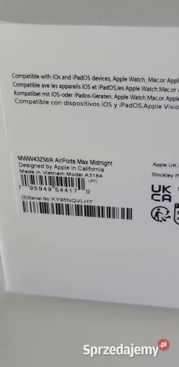 NOWE Apple Airpods midnight