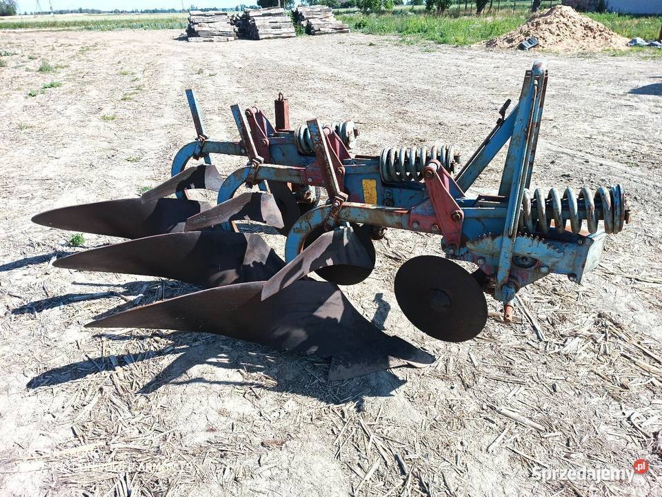 Pług Fiskars 3 skiby sprężyna non stop resor Rostkowo