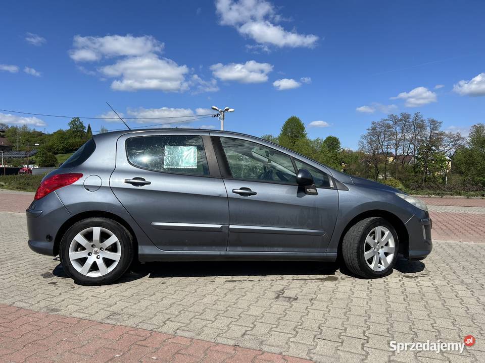 Peugeot 308 16 VTi LPG z Drugim Kompletem Opon benzyna+LPG Czarny Potok sprzedam