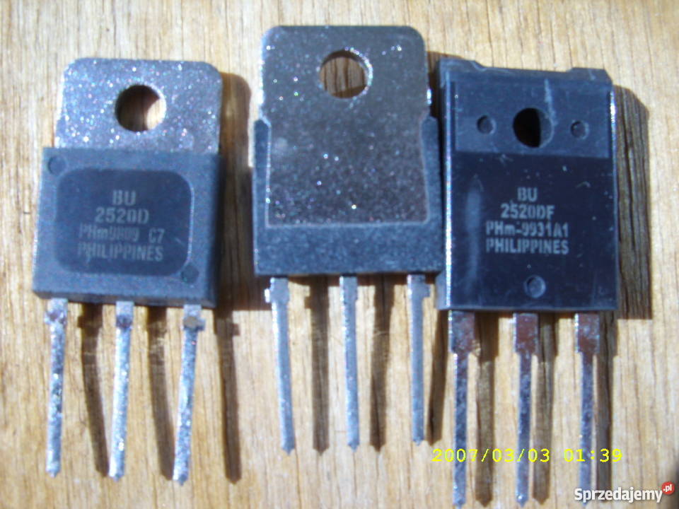 Tranzystory BU 2520AF 2520D 2520DF Nieuzywane Wołów