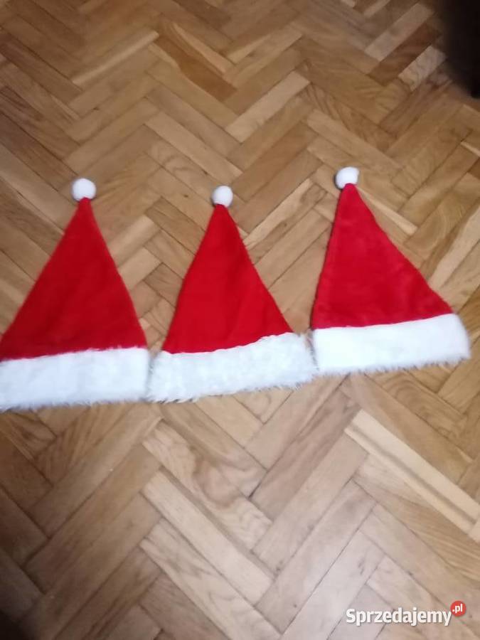 Czapka mikołaja puszysta Gdańsk sprzedam