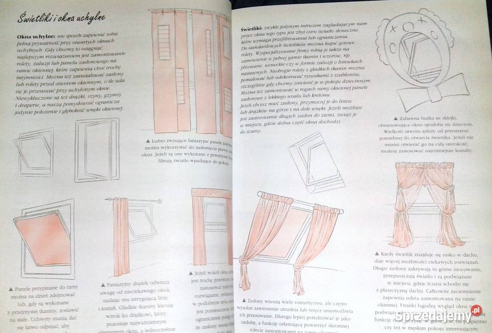 Zasłony 200 pomysłów na każde okno Heather Luke Pozostałe Chełm