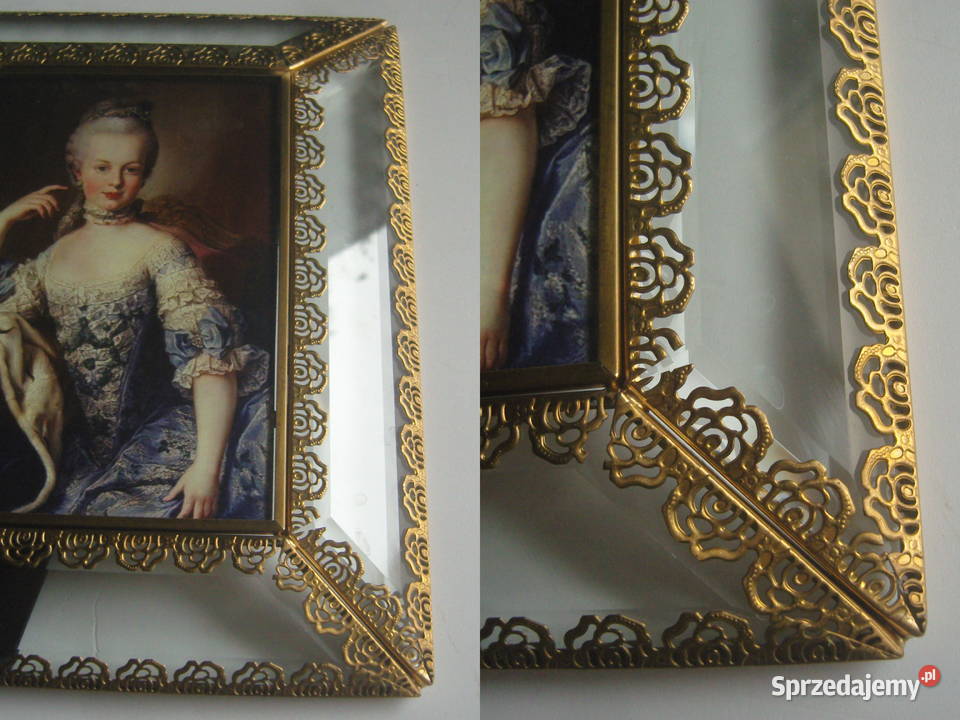 mosiężna ramka na zdjęcia