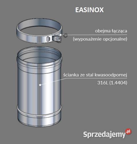 ED 1000100 EAS WG WKŁAD KOMINOWY koszulka komina Głogów
