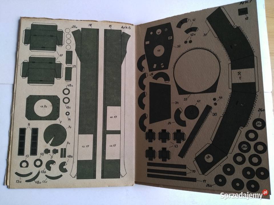 Mały Modelarz 41981 Radziecki ciężki czołg KW1 Dąbrowa Górnicza