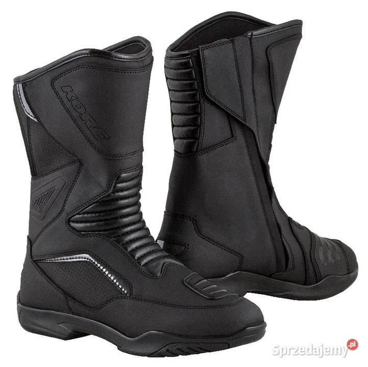 Buty Touring Long Flex czarne rozmiary Części motocyklowe sprzedam