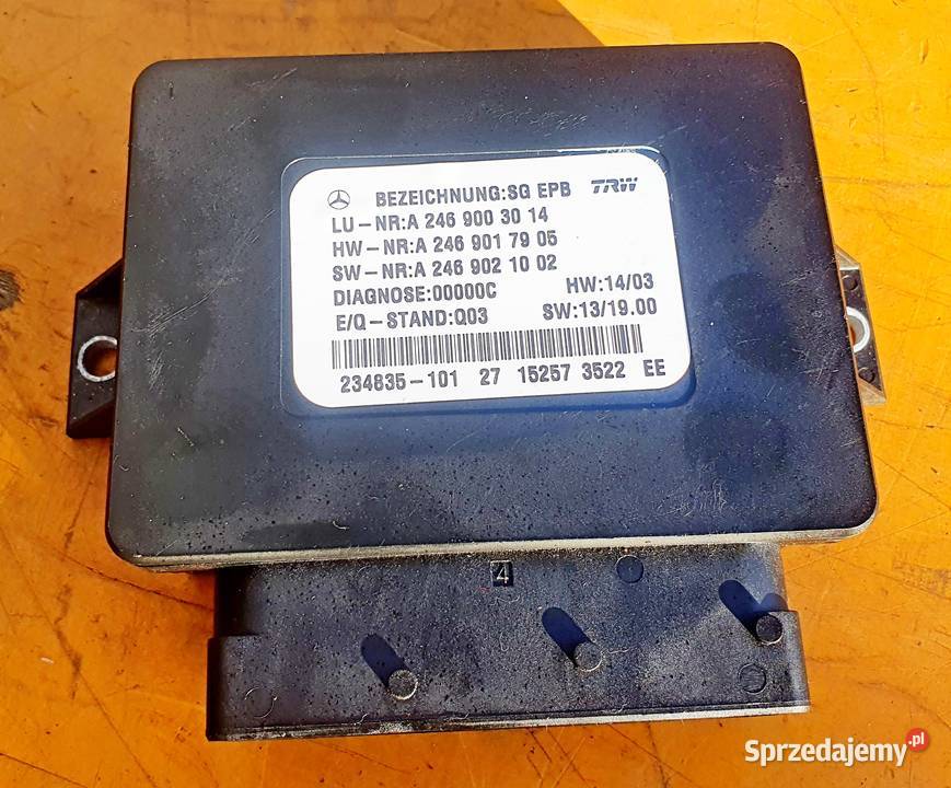CLA W117 Sterownik elektrycznego hamulca EPB Radom