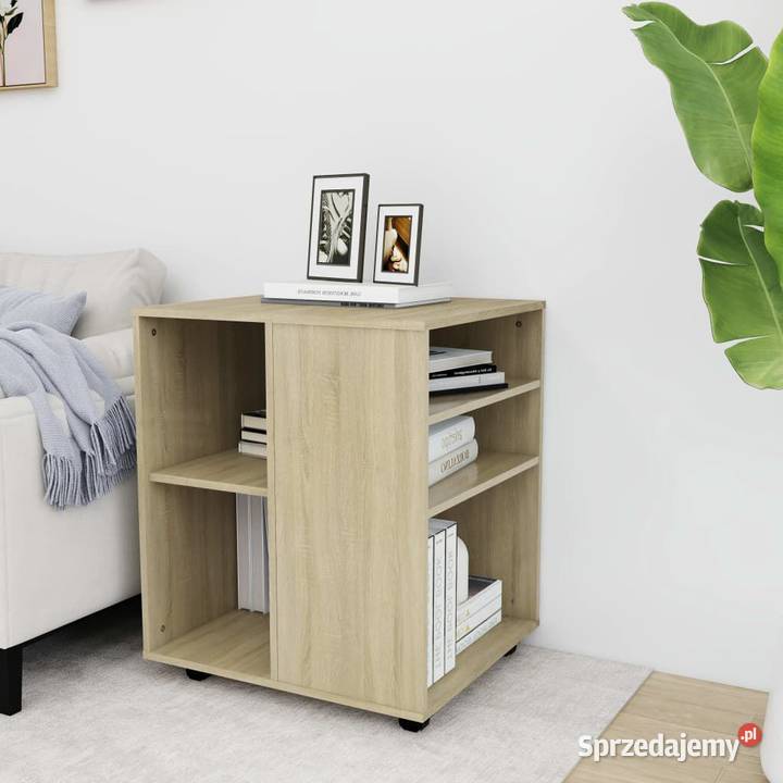 vidaXL Szafka na kółkach dąb sonoma 60x53x72 Kółka Warszawa