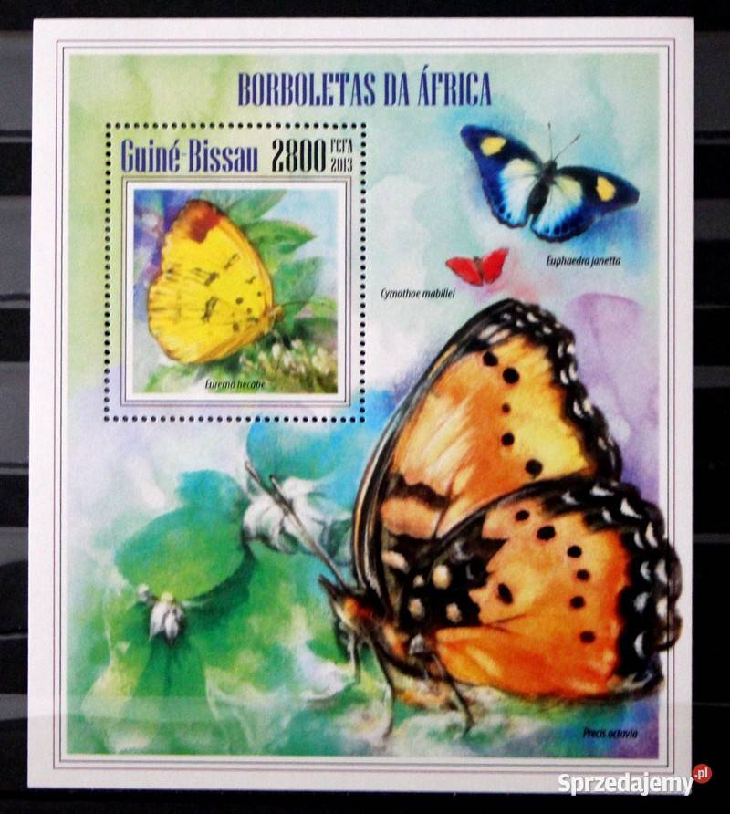 Gwinea Bissau motyl 3 Oborniki