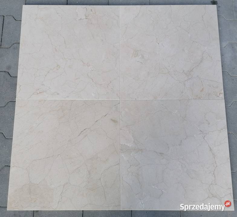 Płytki marmurowe CREMA MARFIL 457x457x1 Materiały budowlane Przemyśl