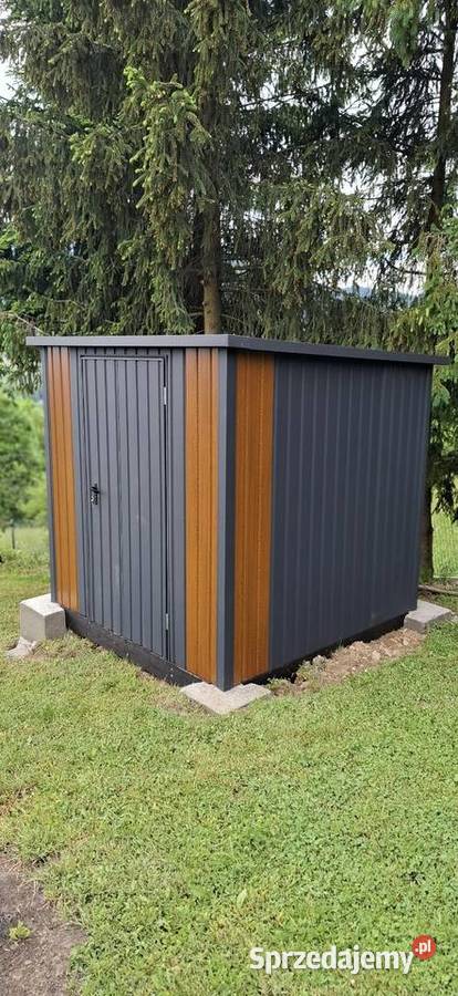 Schowek ogrodowy Garaż blaszany 2x2 domek Miechów