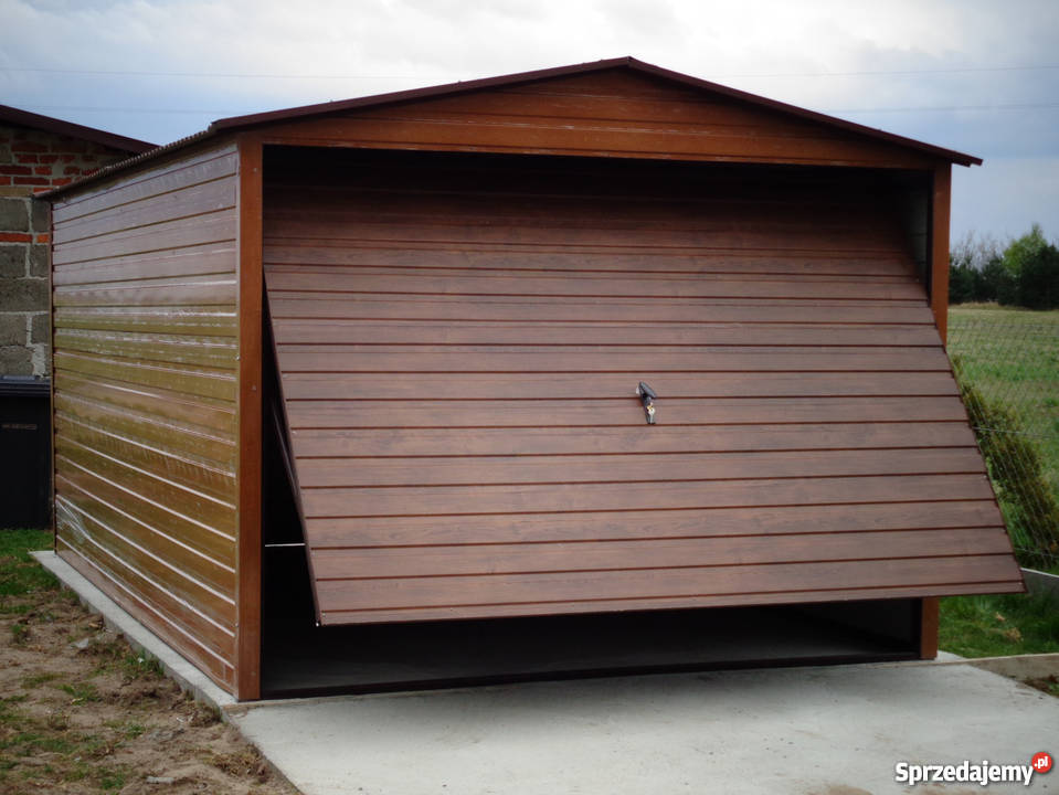 Brama garażowa uchylnadwuskrzydłowa BRAMY Metalowe Łódź