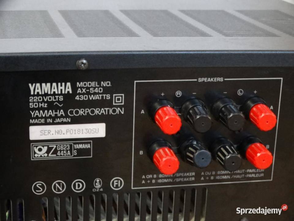 Wzmacniacz Yamaha AX540 mocny 430 wat WYSYŁKA podkarpackie Jasło