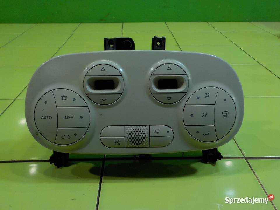 FIAT 500 09 B 12r 3D panel klimatyzacji