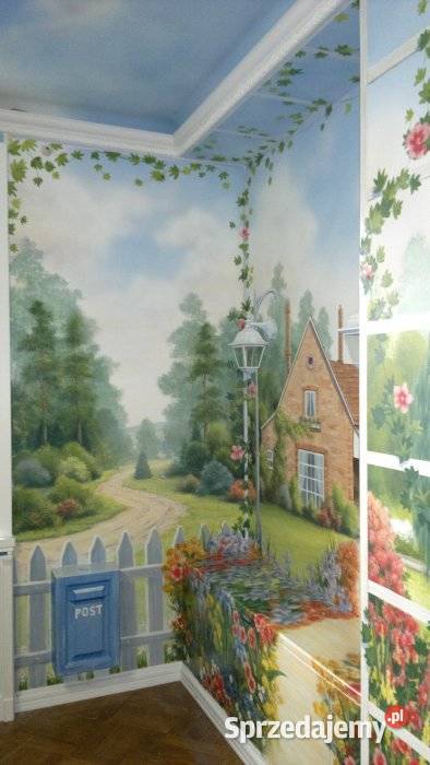 Tanie artystyczne malowanie ścian w pokoju Poznań sprzedam