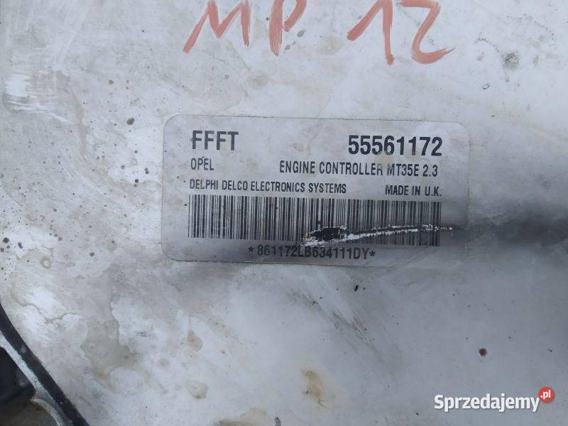 STEROWNIK SILNIKA KOMPUTER 16 OPEL ASTRA FFFT osobowe Gliwice