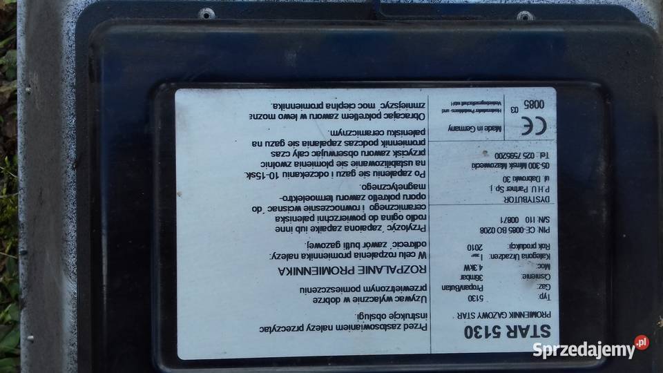 nagrzewnica gazowa promiennik palniki gazowe Kielce