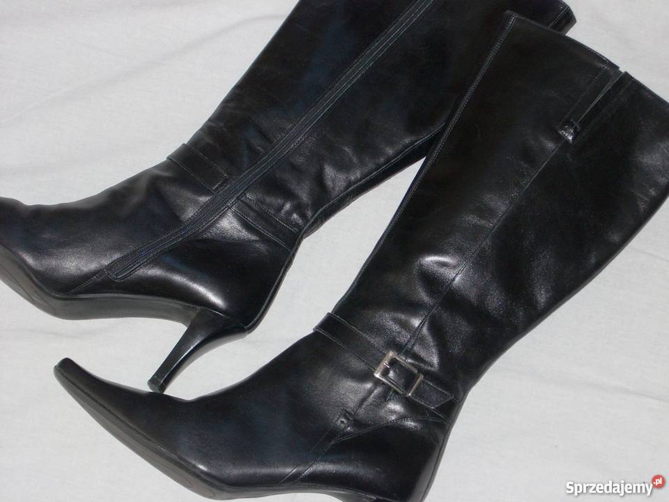 5TH AVENUE skóra kozaki skórzane j nowe 39 Nowy Sącz