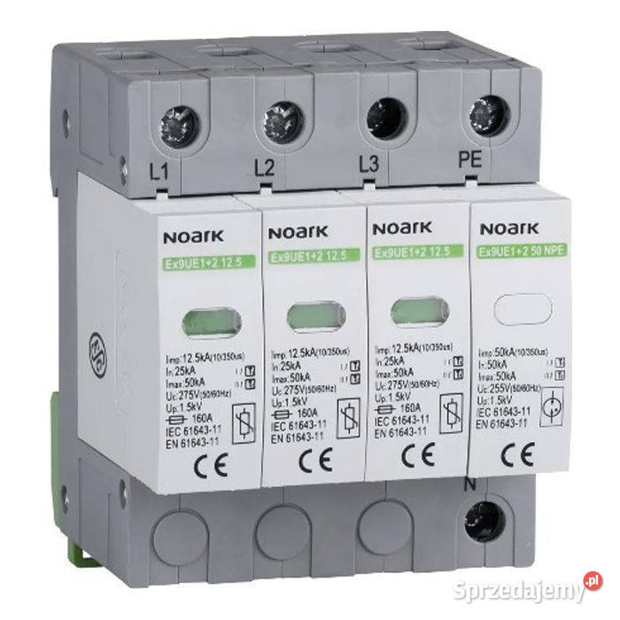 Ogranicznik przepięć Ex9UE1 2 3P 125kA 275 V