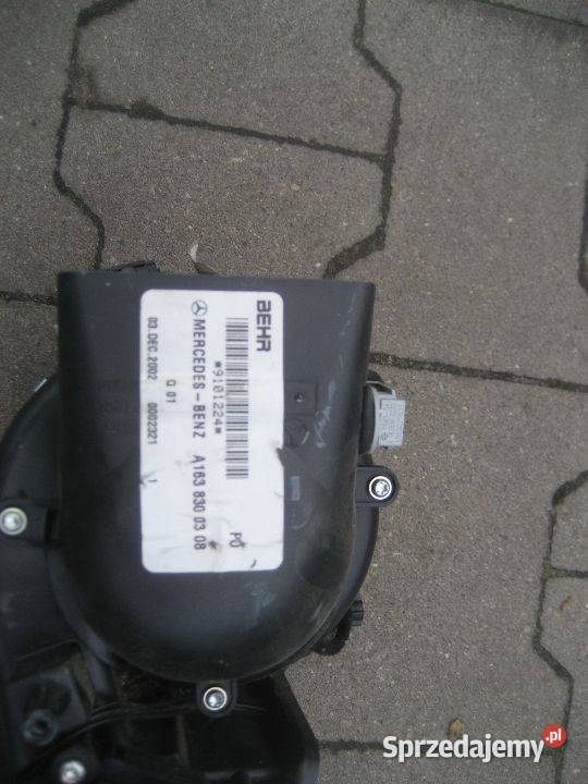 mercedes ml 163 lift 0105r nagrzewnica tył Rakoniewice