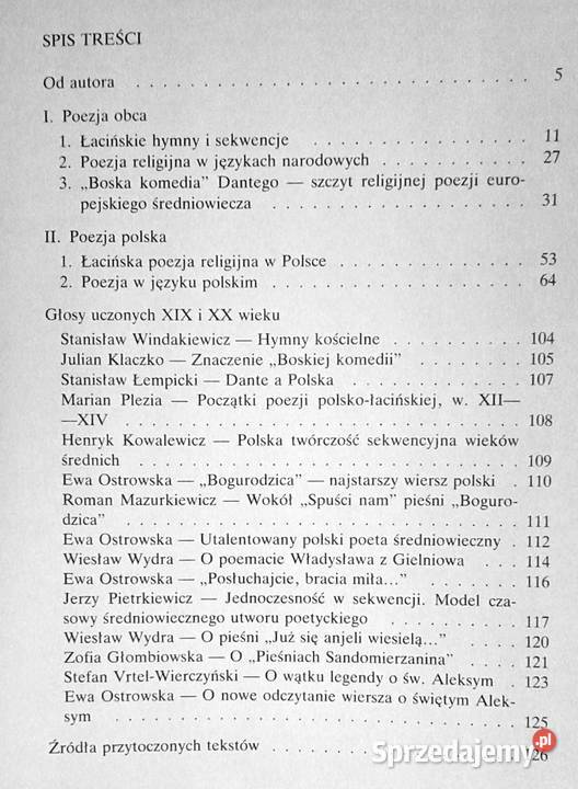 Średniowieczna poezja religijna Jerzy Starnawski lubelskie Chełm