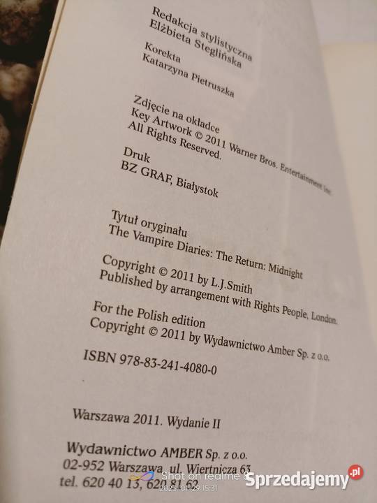 Pamiętniki wampirów prezenty Warszawa księgarnia