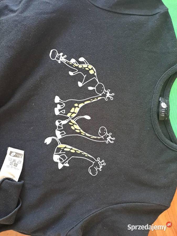 5x Koszulka Tshirt 24hrs Open Kaczki Żyrafy No Rozmiar 36(S) Topy i koszulki Warszawa