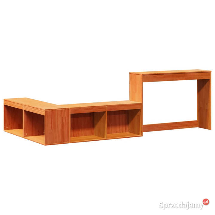 Szafka nocna z biurkiem woskowy brąz 222x122x75 Warszawa