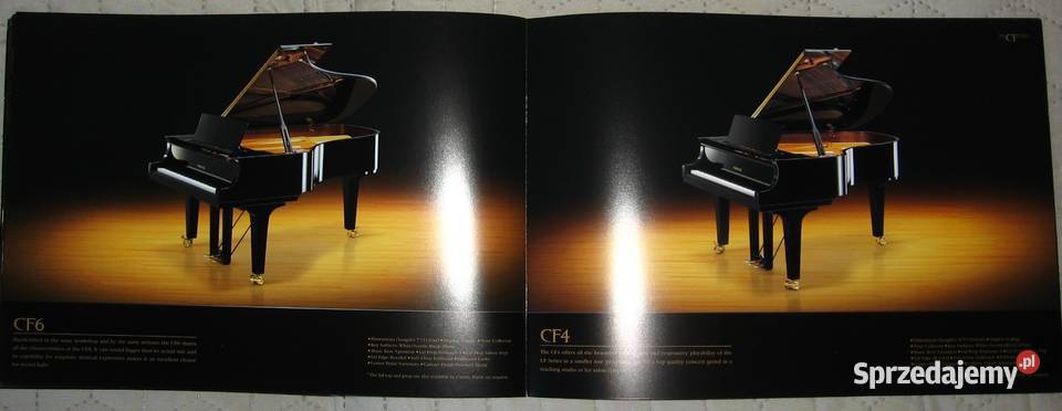 Yamaha Premium Pianos CF S Series catalog Instrumenty klawiszowe i MIDI Kępice sprzedam