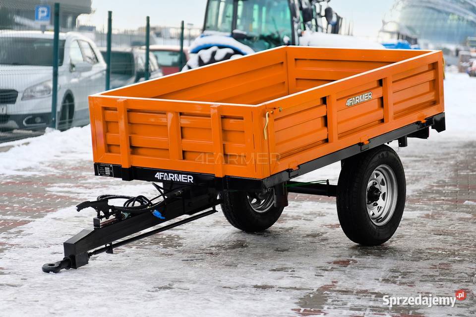 Przyczepa rolnicza jednoosiowa 15T z kiprem podkarpackie Tajęcina