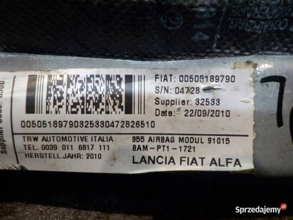 ALFA ROMEO MITO 13 JTDM 10r 3D kurtyna Suków