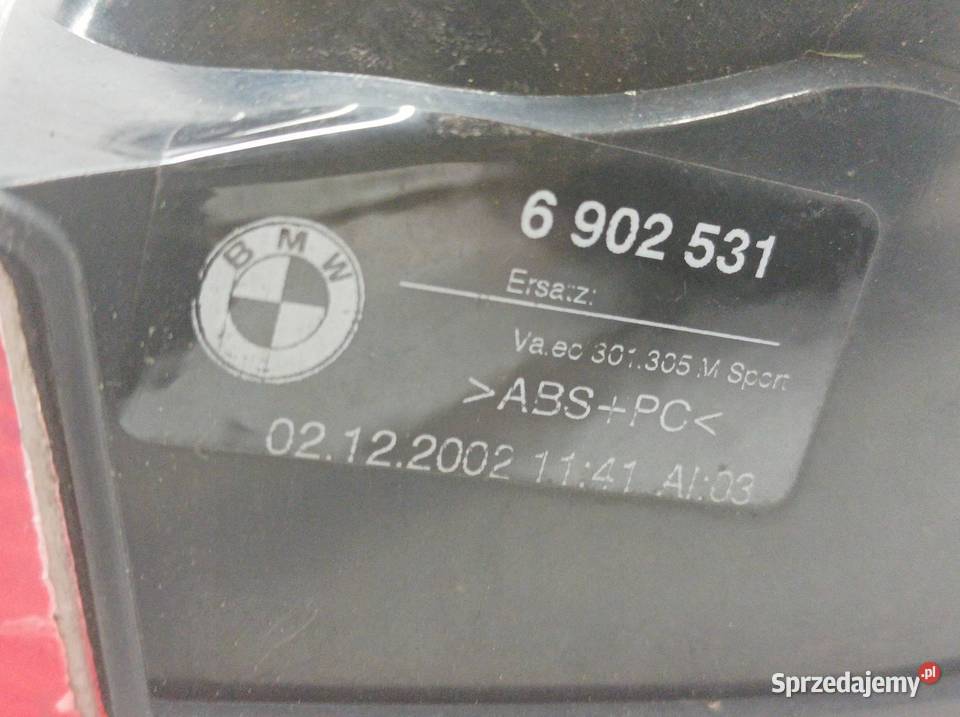 LAMPA TYŁ LEWA KOMBI TOURING 6902531 Bmw Seria 5