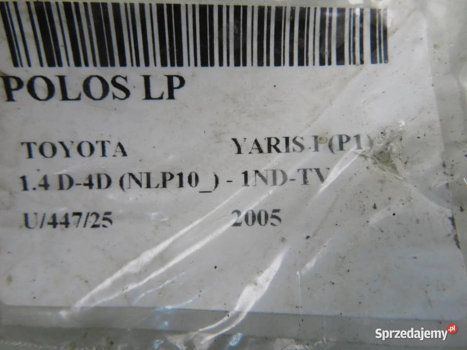 PÓŁOŚ LEWA PRZEDNIA TOYOTA YARIS 14 D4D małopolskie sprzedam