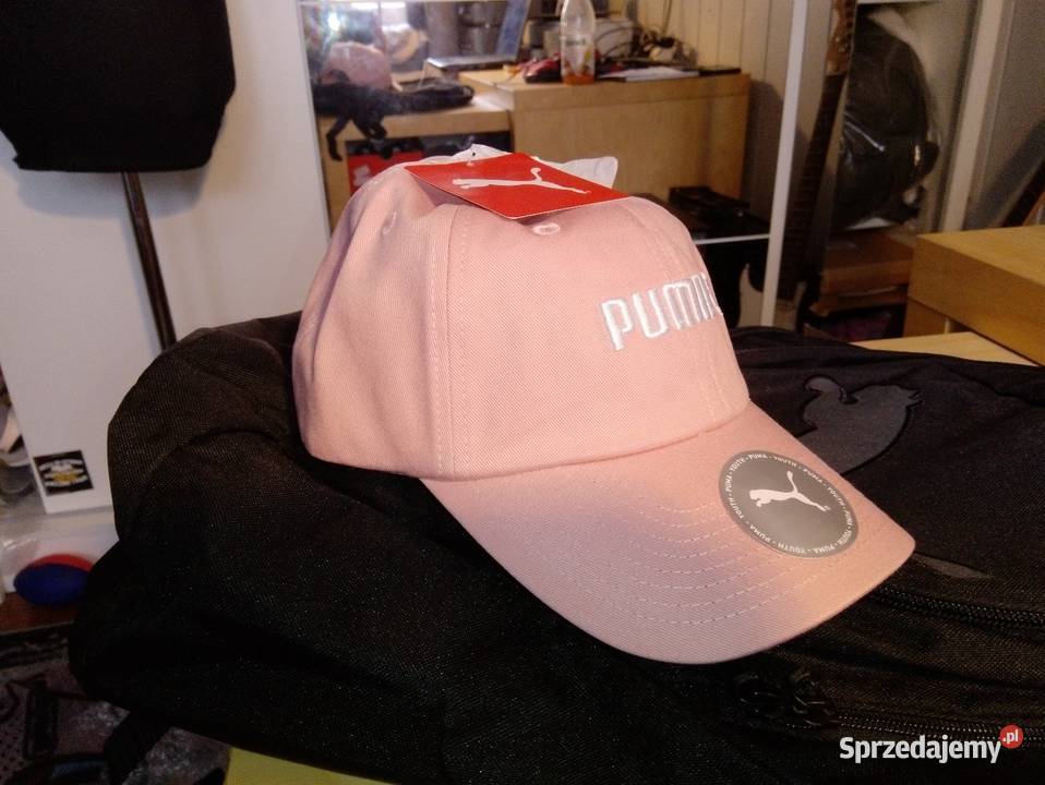 Czapka sportowa damska Puma pudrowy róż nowa