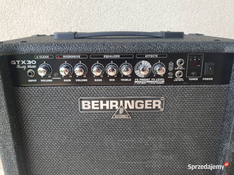 BEHRINGER GUITAR AMPLIFIER GTX30 piec wzmacniacz