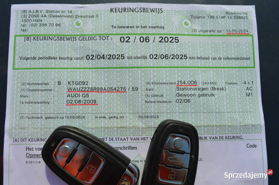 Audi Q5 20 TDI Qattro Automat Serwis BiXenon LED kurtyny powietrzne Hrubieszów