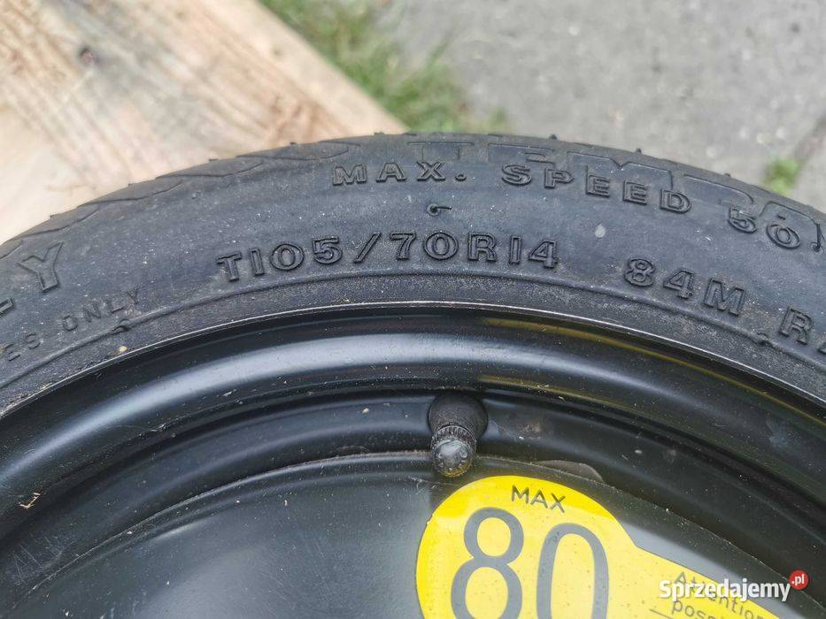 Koło dojazdowe 14 4x100 VW Lupo Polo Seat Ibiza Łódź