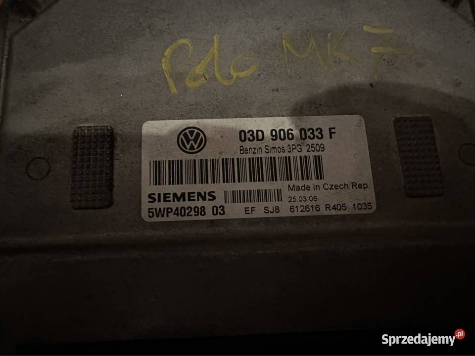 Komputery samochodowe Audi Volkswagen Seat Skoda