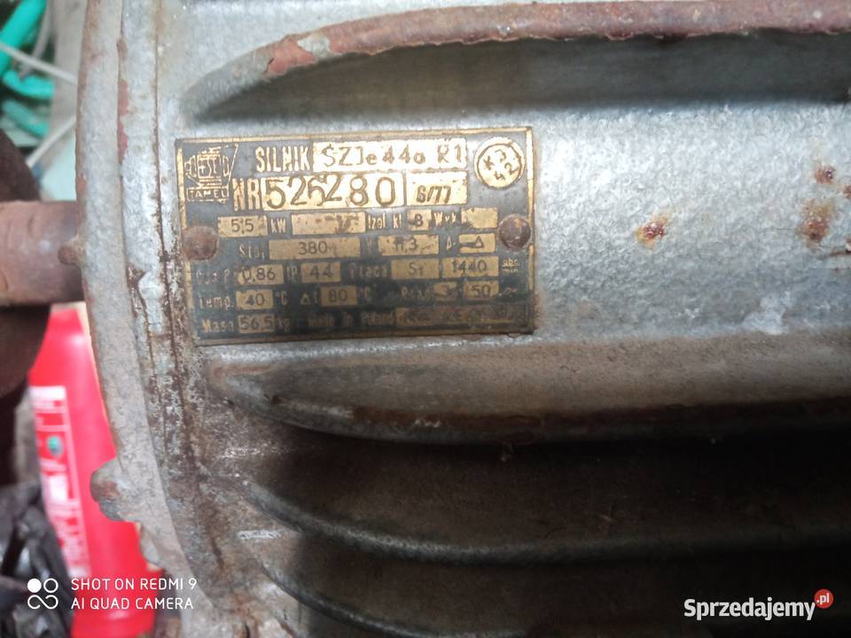 Sinik elektryczny 55kW 3 fazowy Wola Cyrusowa