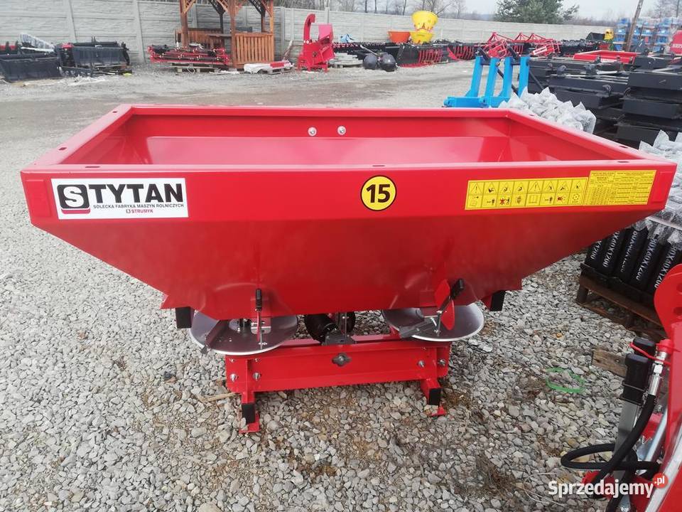 Rozsiewacz nawozu hydraulika STRUMYK TYTAN 0323 nieuszkodzony