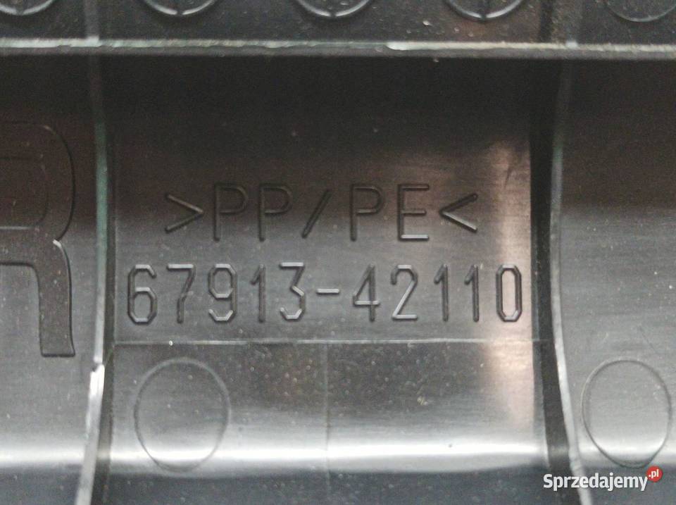 LISTWA PROGOWA LEWA PRAWA OSŁONA KPL Toyota RAV4