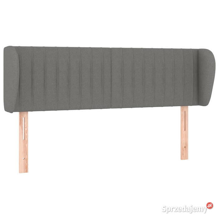 Zagłówek uszak ciemnoszary 147x23x7888 tkanina mazowieckie sprzedam