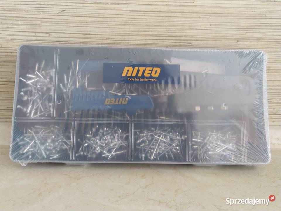 NAJTANIEJ Nitownica Ręczna 600 Nitów Etui Zabrze