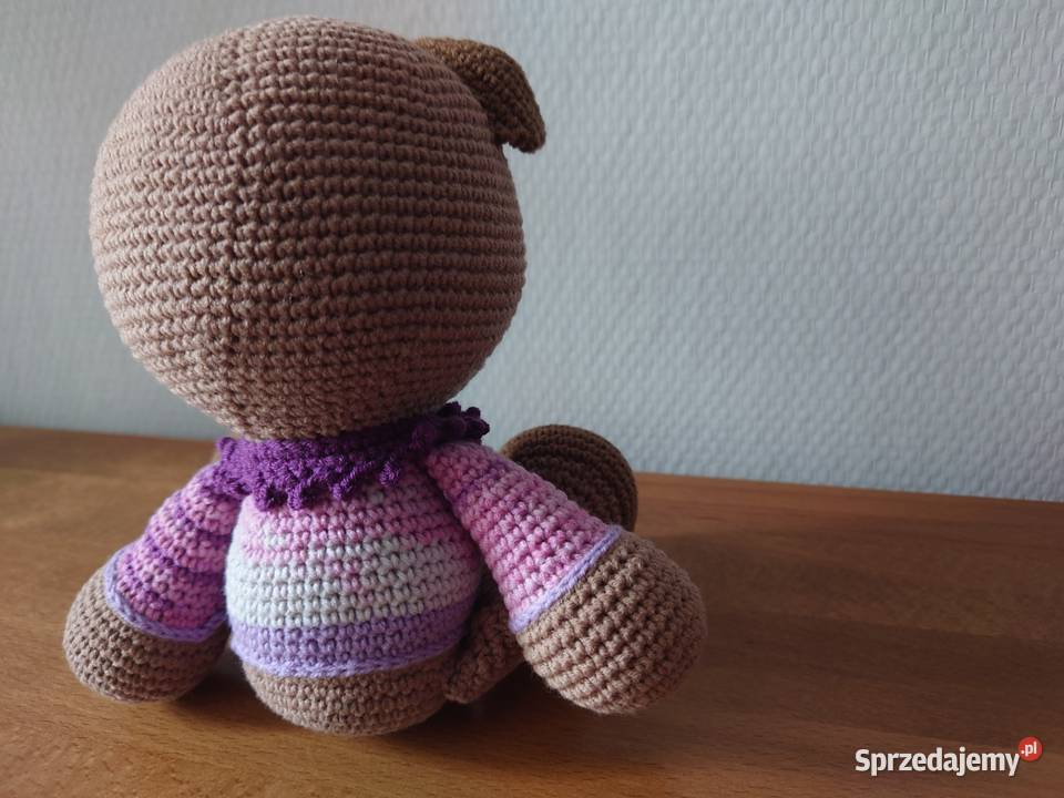 Miś amigurumi maskotka handmade Wrocław